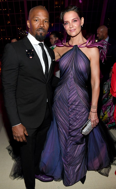 Foxx and Holmes were last seen at the Met Gala in May.